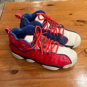 Nike Jordan Jumpman Red Blue Youth 7.5 Y